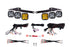 SS3 LED Fog Light Kit for 2017-2020 Ford Raptor Yellow Pro Diode Dynamics